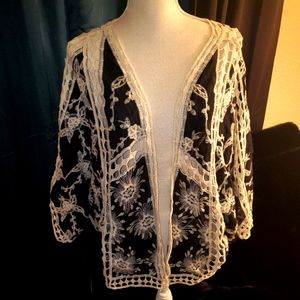 Bohemian Floral Burst Shrug